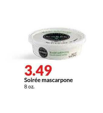 Hy-Vee Soiree Mascarpone offer