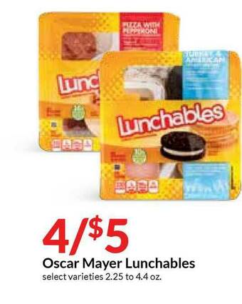 Hy-Vee Oscar Mayer Lunchables offer