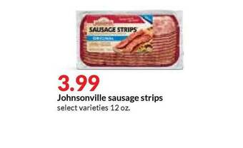 Hy-Vee Johnsonville Sausage Strips offer