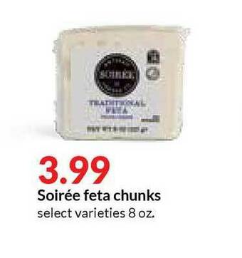 Hy-Vee Soiree Feta Chunks offer