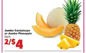 No Frills Supermarkets Jumbo Cantaloupe Or Jumbo Pineapple offer