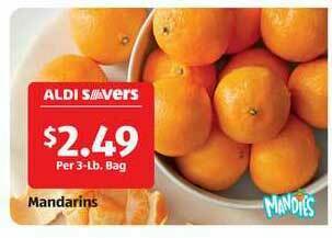 Aldi Mandarins offer