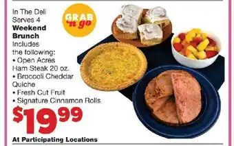 In The Deli Serves 4 Weekend Brunch