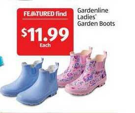 Aldi Gardenline Ladies' Garden Boots offer