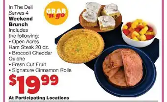 In The Deli Serves 4 Weekend Brunch
