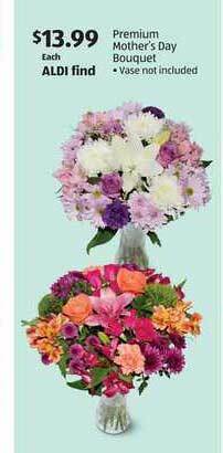 Aldi Premium Mother's Day Bouquet offer