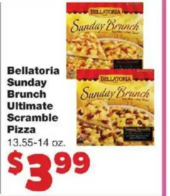 Bellatoria Sunday Brunch Ultimate Scramble Pizza