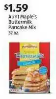 Aldi Aunt Maple's Buttermilk Pancake Mix offer