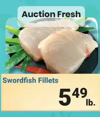 Times Supermarkets Auction Fresh Swordfish Fillets offer