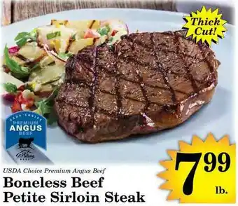 Harvest Foods Boneless Beef Petite Sirloin Steak offer
