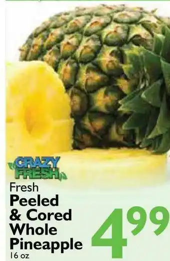 Festival Foods Fresh Peeled & Cored Whole Pineapple offer