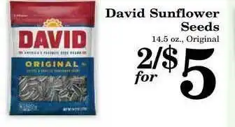 Harvest Foods David Sunflower Seeds offer