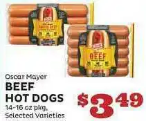 County Market Oscar Mayer Beef Hot Dogs offer