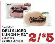 County Market Smithfield Deli Sliced Lunch Meat offer