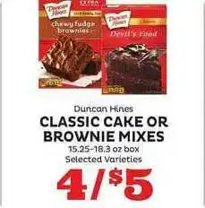County Market Duncan Hines Classic Cake Or Brownie Mixes offer