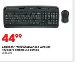 Staples Logitech MK540 Advanced Wireless Keyboard And Mouse Combo offer