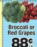 Broccoli Or Red Grapes