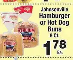 County Market Johnsonville Hamburger Or Hot Dog Buns offer