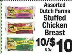 County Market Assorted Dutch Farms Stuffed Chicken Breast offer