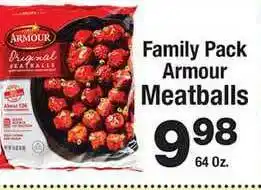 County Market Family Pack Armour Meatballs offer