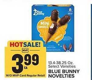 Food Lion Blue Bunny Novelties offer