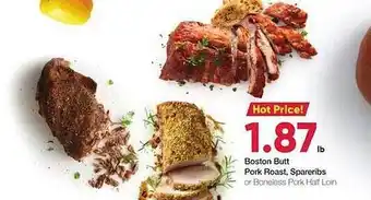 Ruler Foods Boston Butt Pork Roast, Spareribs offer