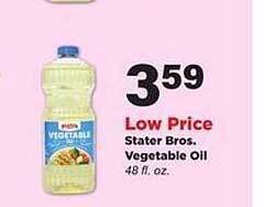 Stater Bros Stater Bros Vegetable Oil offer