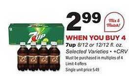 Stater Bros 7up offer
