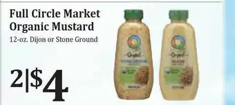 Rosauers Full Circle Market Organic Mustard offer