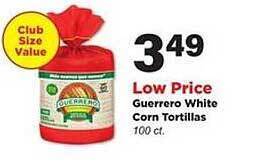 Stater Bros Guerrero White Corn Tortillas offer