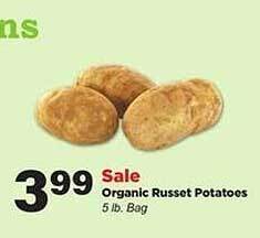 Stater Bros Organic Russet Potatoes offer