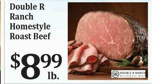 Rosauers Double R Ranch Homestyle Roast Beef offer
