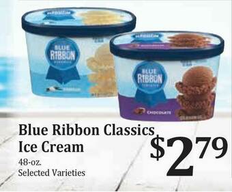 Rosauers Blue Ribbon Classics Ice Cream offer