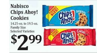 Rosauers Nabisco Chips Ahoy! Cookies offer