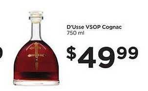 Food 4 Less D'usse Vsop Cognac offer