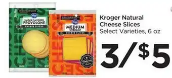 Food 4 Less Kroger Natural Cheese Slices offer