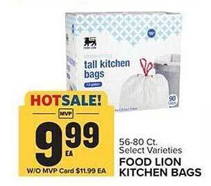 Food Lion Food Lion Kitchen Bags offer