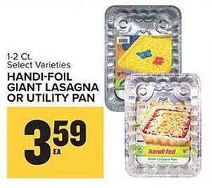 Food Lion Handi-foil Giant Lasagna Or Utility Pan offer