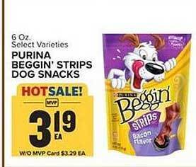Food Lion Purina Beggin' Strips Dog Snacks offer