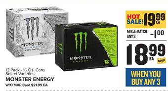 Food Lion Monster Energy offer