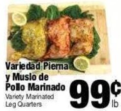 El Ahorro Variedad Pierna y Muslo de Pollo Marinado offer