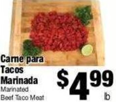 El Ahorro Carne para Tacos Marinada offer