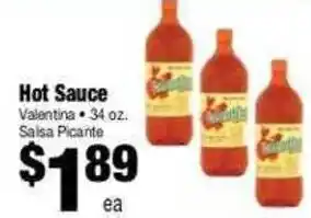 El Ahorro Hot Sauce 34 oz. offer
