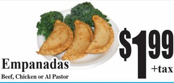 Baja Ranch Empanadas offer