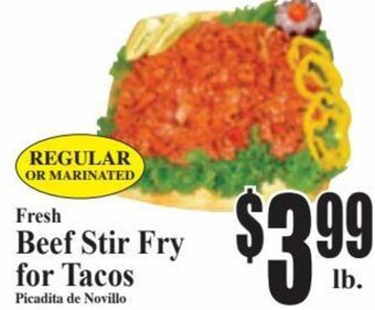 Baja Ranch Beef Stir Fry For Tacos offer