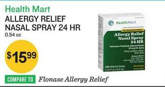Health Mart Allergy Relief Nasal Spray 24 Hr offer
