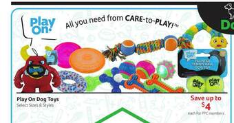 Pet Supplies Plus Play On Dog Toys offer
