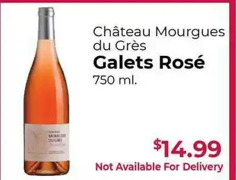 Château Mourgues Du Grès Galets Rosé 750 Ml