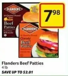 Harveys Supermarkets Flanders Beef Patties 4lb offer