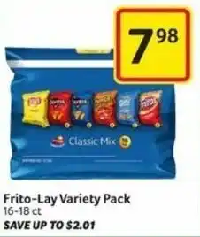 Harveys Supermarkets Frito-Lay Variety Pack 16-18 ct offer